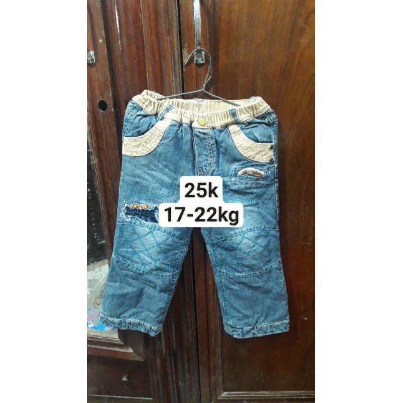 quần bò 2 lớp 17-22kg