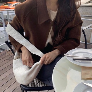 [Hàng có sẵn] Áo khoác dạ dáng ngắn
