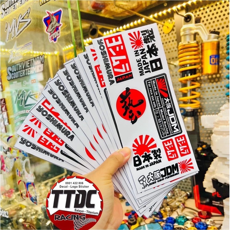 Tem Decal set Sticker Japan 🇯🇵