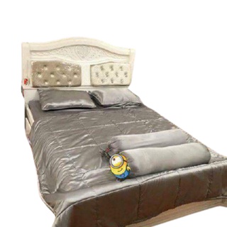 Ga Giường Drap Lẻ Phi Lụa Lavish Silk cao cấp mát lạnh hàng loại 1 - Xám Đậm