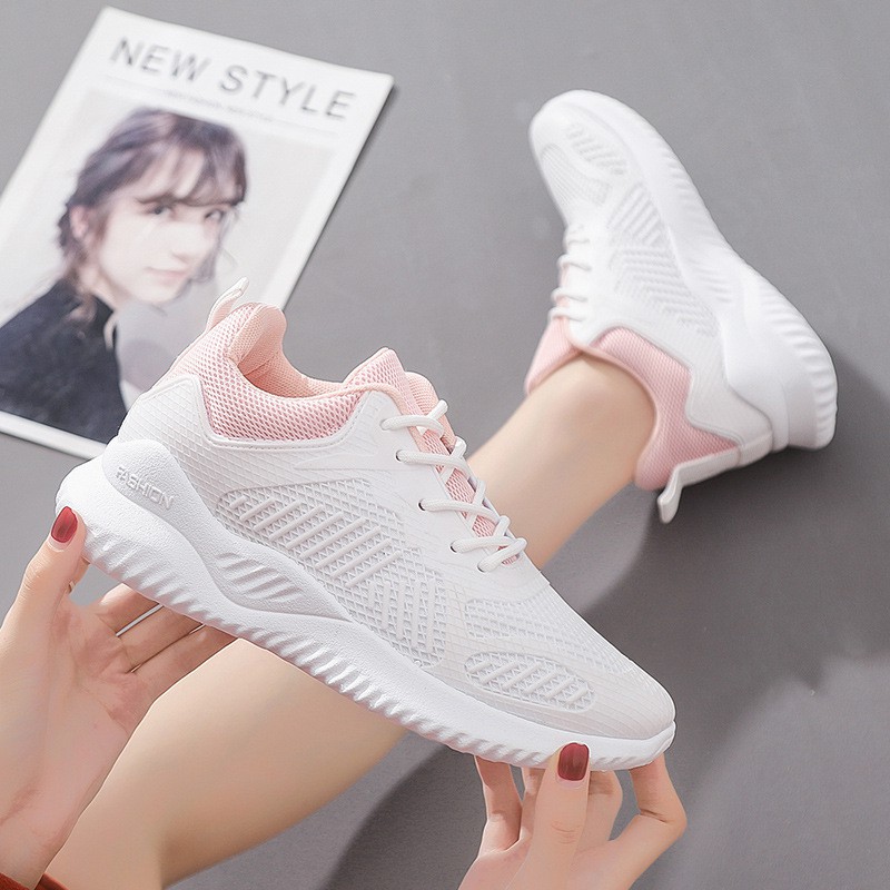 Giày Nữ G03 Thể Thao Sneaker Hàng Hiệu Cao Cấp Màu Trắng Đẹp Phong Cách Hàn Quốc Dễ Phối Đi Học Đi Chơi