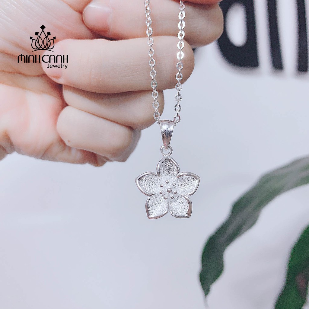 Dây Chuyền Bạc Hình Hoa Mai - Minh Canh Jewelry