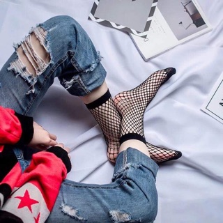 TẤT LƯỚI ngắn cổ style Độc đáo