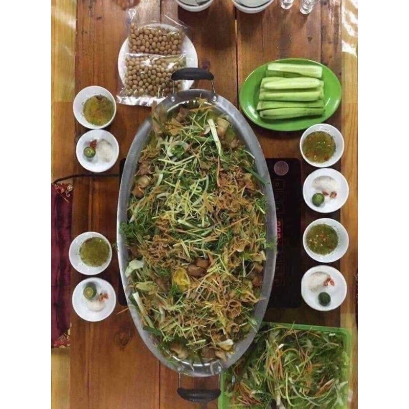 Khay om cá ,lẩu cá inox