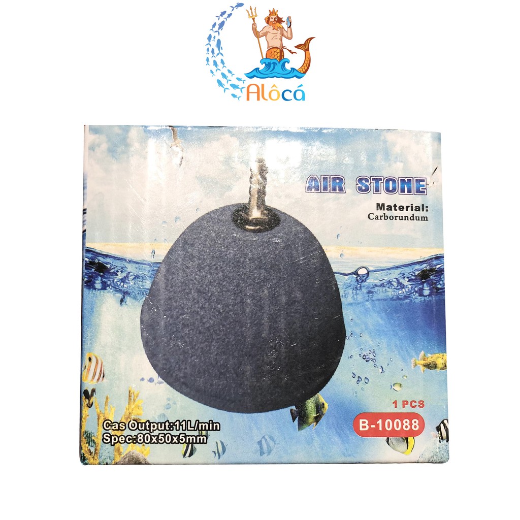 Quả sủi oxy hình nón phi 6 cm, 8 cm, 10 cm cho bể cá cảnh, hồ cá Koi