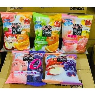 Thạch trái cây Orihiro Nhật Bản (20x12 gói) 240g (date 2025)