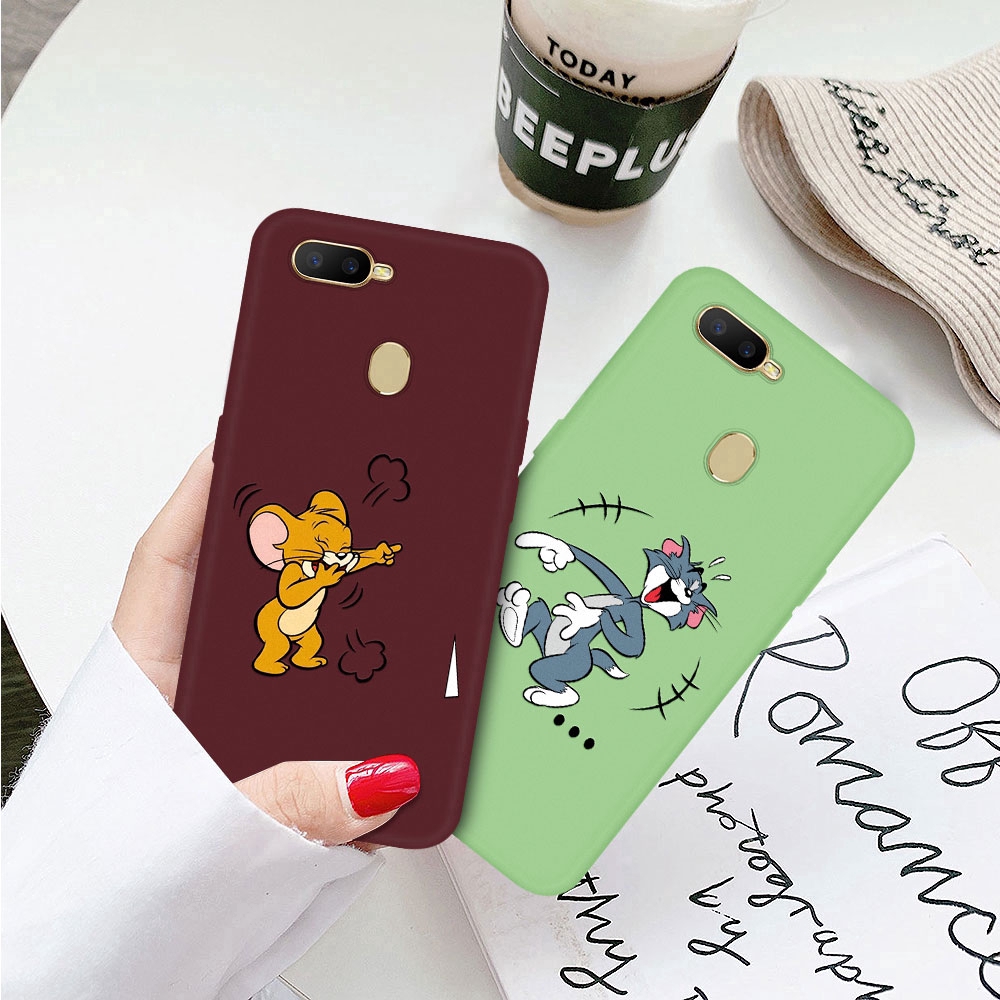 Tom and Jerry Pattern Silicone Case for Xiaomi Mi6X Mi5X Mi8 Mi9 SE MiA3 Lite MiA1 MiA2 Cartoon Painted Cute Shell | BigBuy360 - bigbuy360.vn