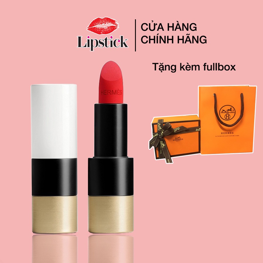 Son Hermès Rouge Matte và Satin Lipstick , Son lì son rouge hermes siêu xinh tặng kèm fullbox