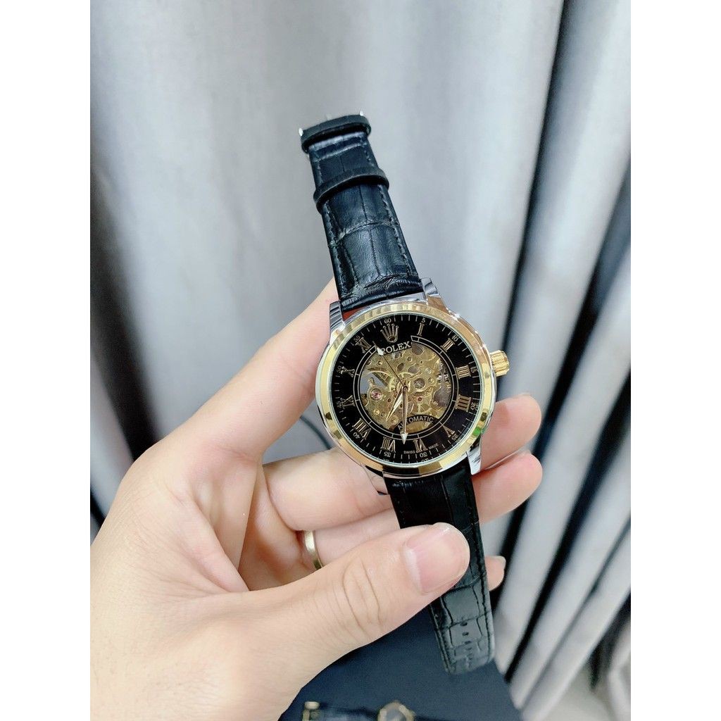 Đồng hồ nam Rolex classic máy cơ chống nước có bảo hành 12 tháng MTP-STORE MTP-STORE