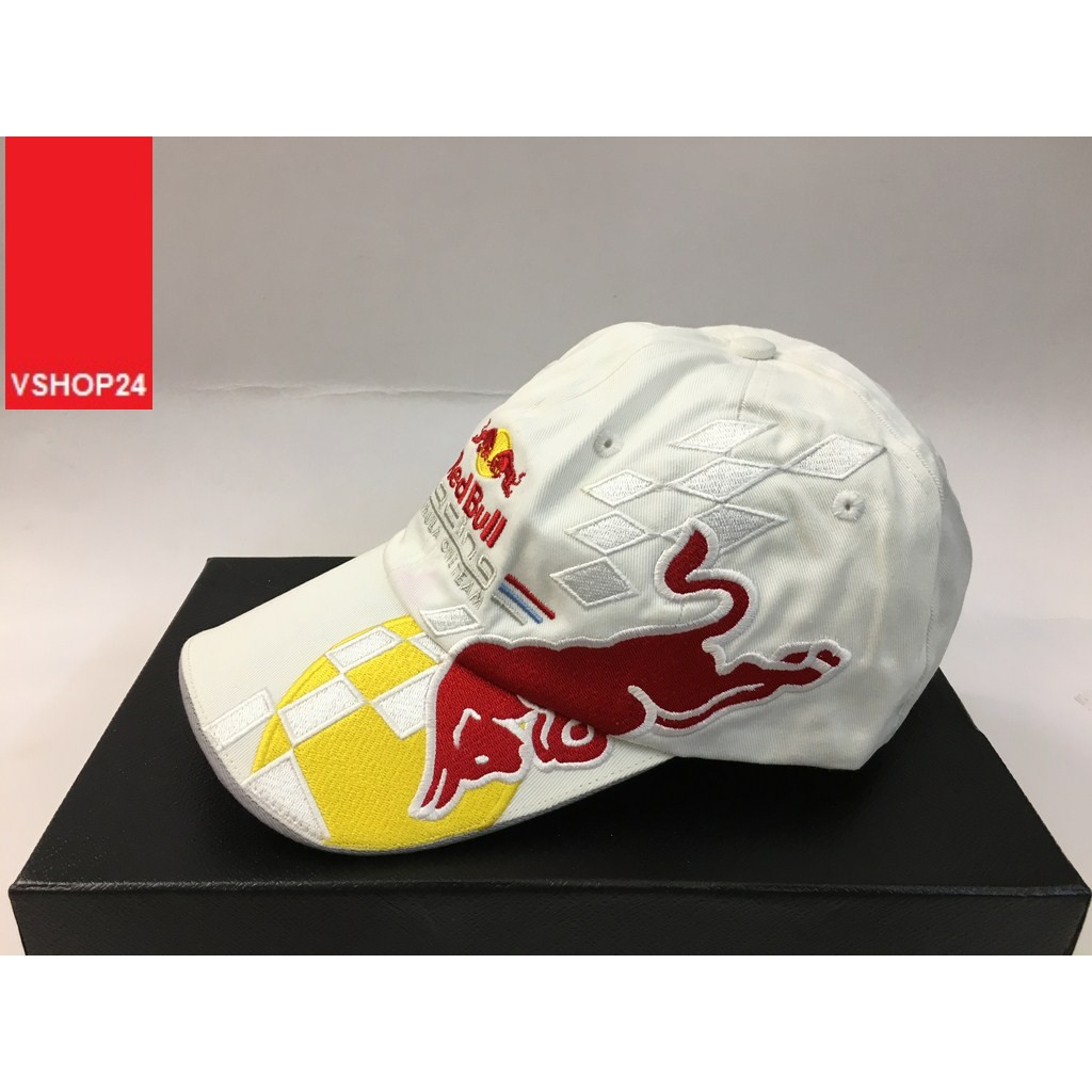 Mũ lưỡi trai trắng Red Bull | Armani | Ngen