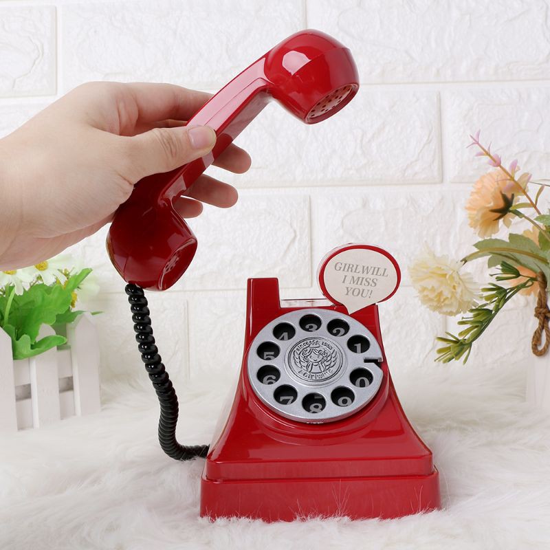 Loner Phone Model Telephone Vintage Baby Photography Props Decoration Background Funny Cute Newborn Photo Creative Photo Shot Models Plastic Retro Supplies