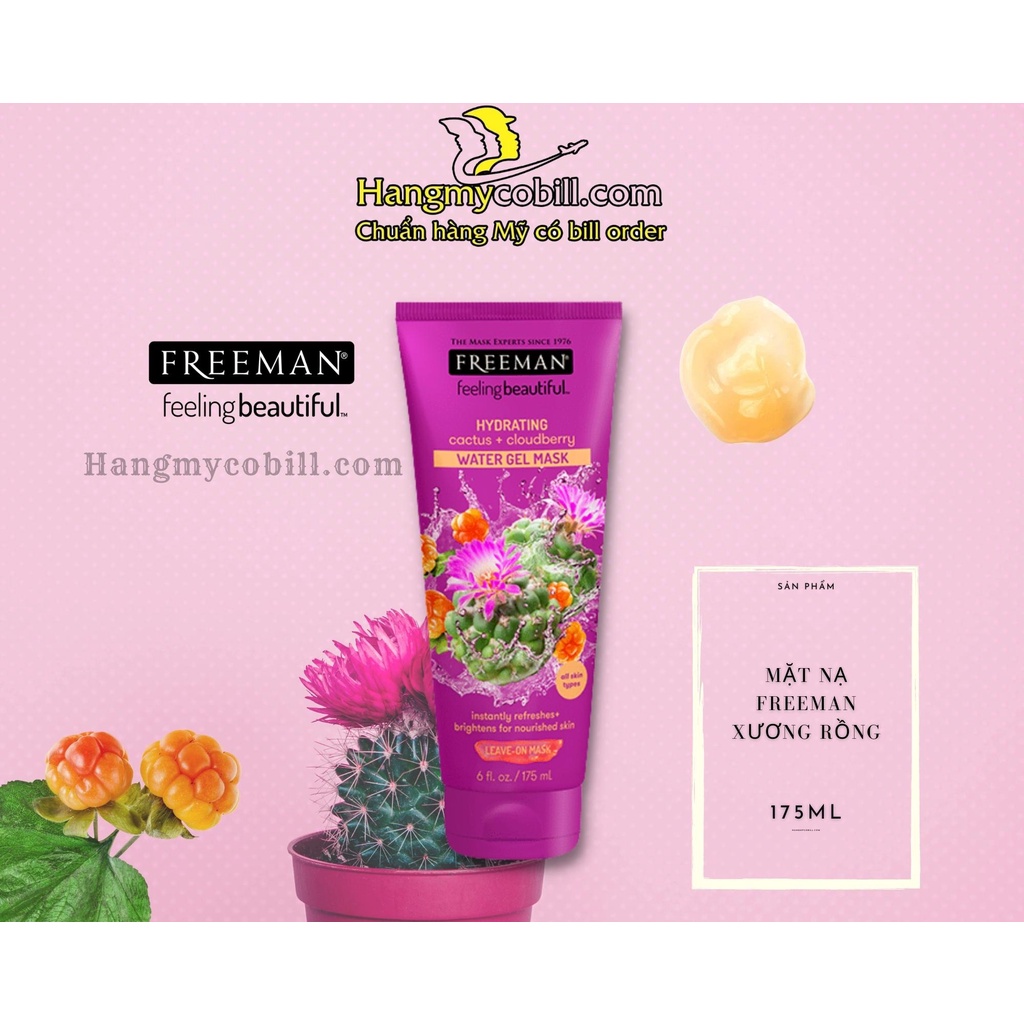 Mặt nạ Freeman Hydraring Cactus & Cloudberry