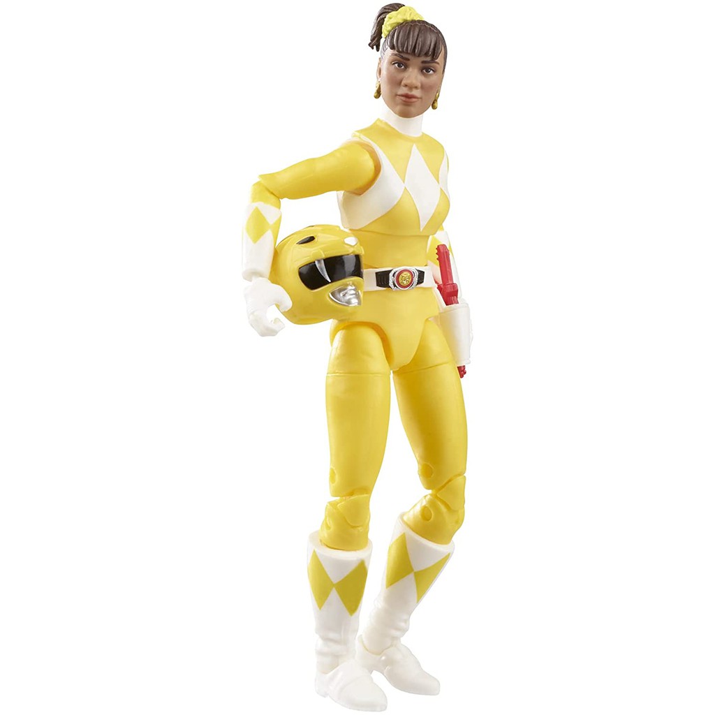 Mô hình nhân vật Hasbro ⚡ Power Rangers Lightning Collection ⚡ 6 inch Mighty Morphin Yellow Ranger Aisha Vs. Scorpina