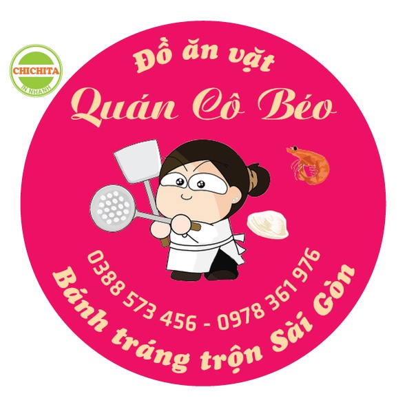 [tem giấy] In tem nhãn A3 theo yêu cầu số lượng ít giá tại xưởng