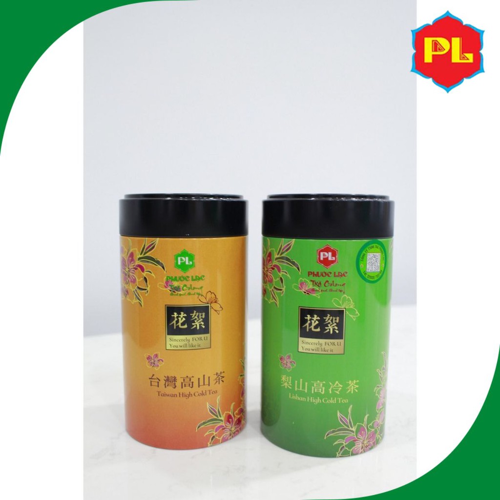 Trà ô long (oolong) Kim Tuyên Phước Lạc lon thiếc 200g