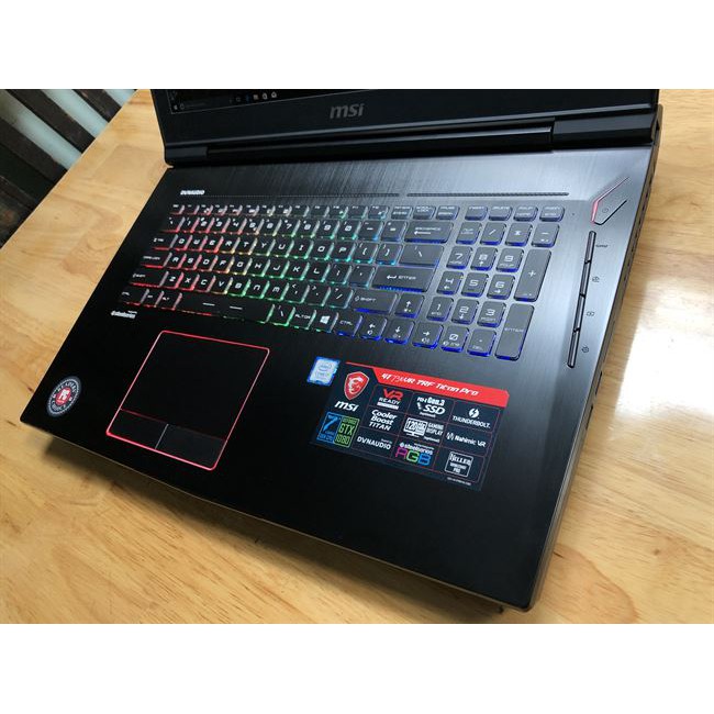 Laptop MSI GT73EVR 7RF Titan pro, i7 7700HQ, 16G, 512G, GTX 1080, 17.3in, giá rẻ