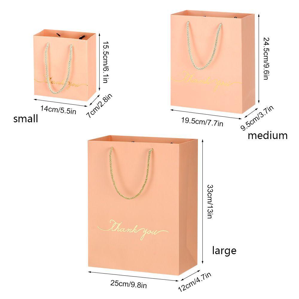 CHOOKEY Túi Giấy Đựng Quà In Chữ Thank You