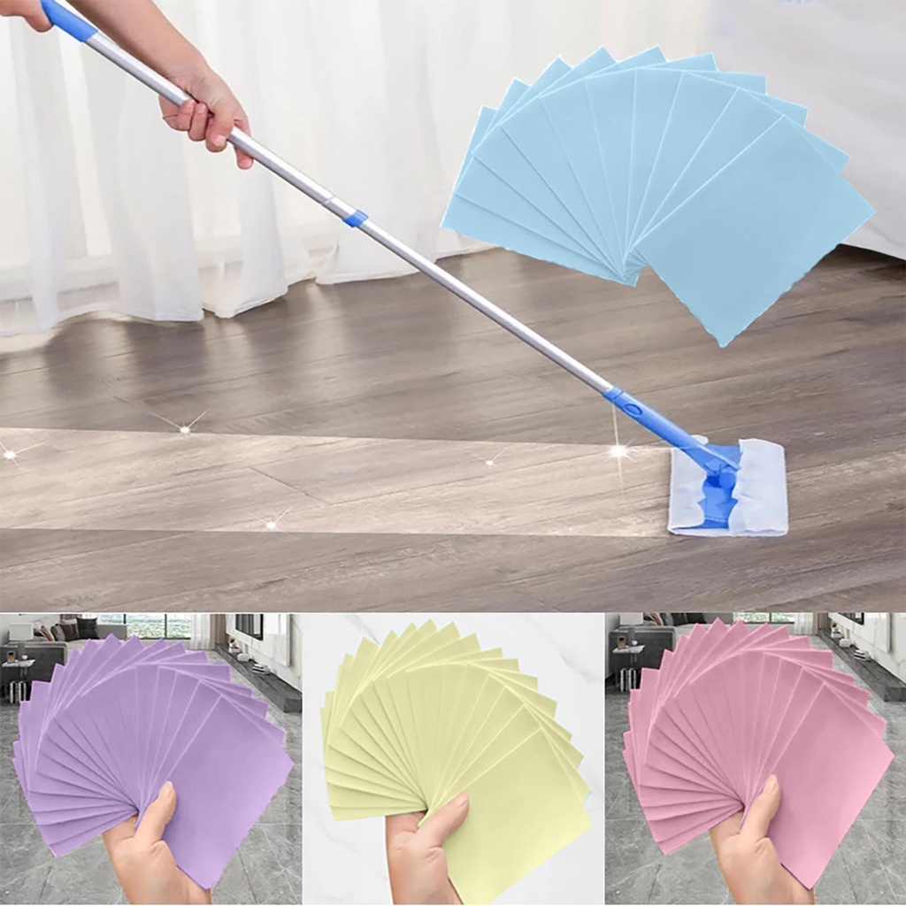 Set 30 Khăn Lau Sàn Gỗ Hòa Tan Trong Nước Vệ Sinh Sàn Nhà