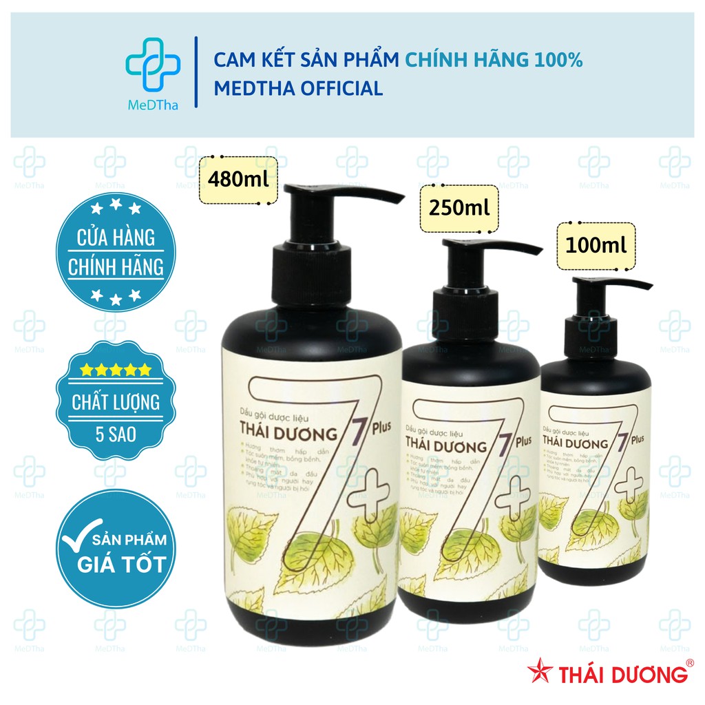 Dầu gội Dược liệu Thái Dương 7 Plus