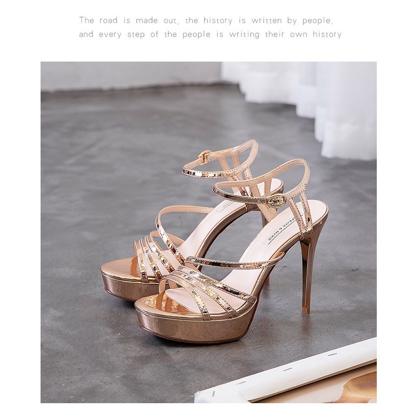 Giày cao gót, sandal đế đôn đúp cao cấp LCS33 VIETLAVANI