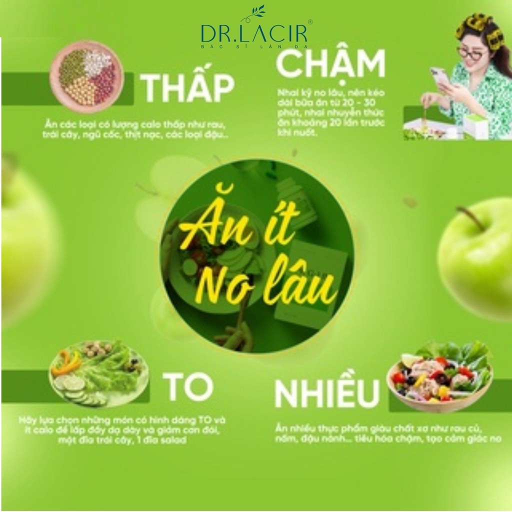 Viên uống Giảm cân PK G-LIM chiết xuất táo Lamer Dr.Lacir Hộp 30 viên LM32