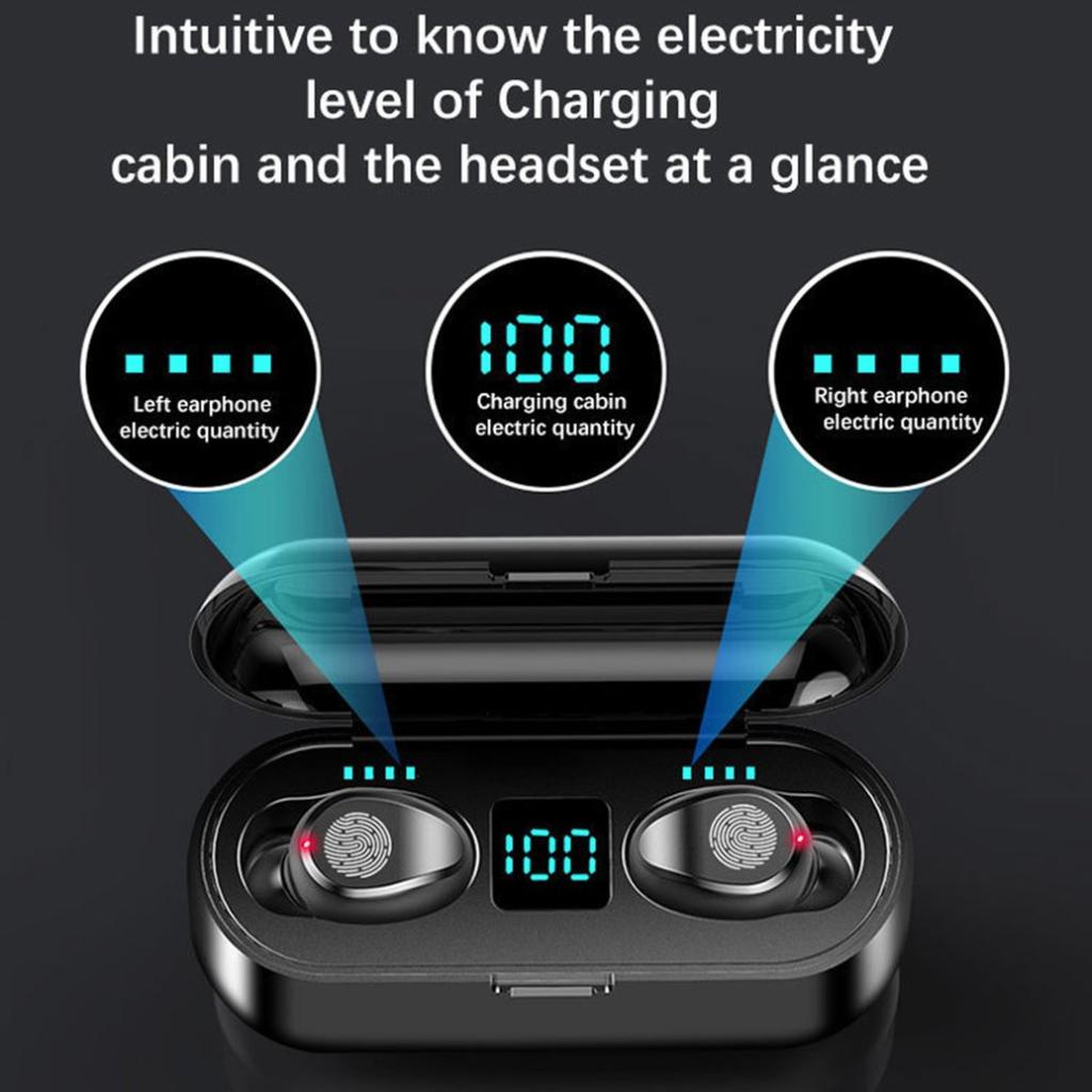 F9-8Tai nghe bluetooth bản Quốc tế không dây cảm ứng chống nước IPX5