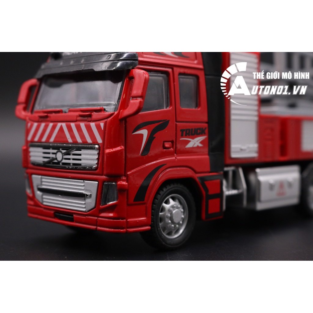 MÔ HÌNH XE THANG CỨU HỎA RED 1:32 TRUCK MODEL 6760