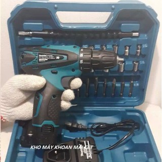 Máy khoan pin MAKITA 12v có phụ kiện (2 Pin), máy bắt vít, máy khoan chất lượng cao
