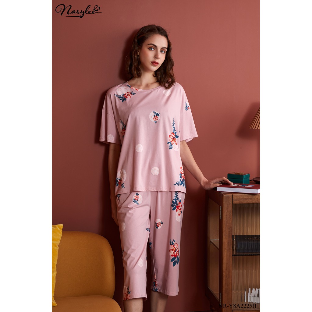 Bộ đồ hè mặc nhà 100% cotton cao cấp Narylee NR-Y8A2225