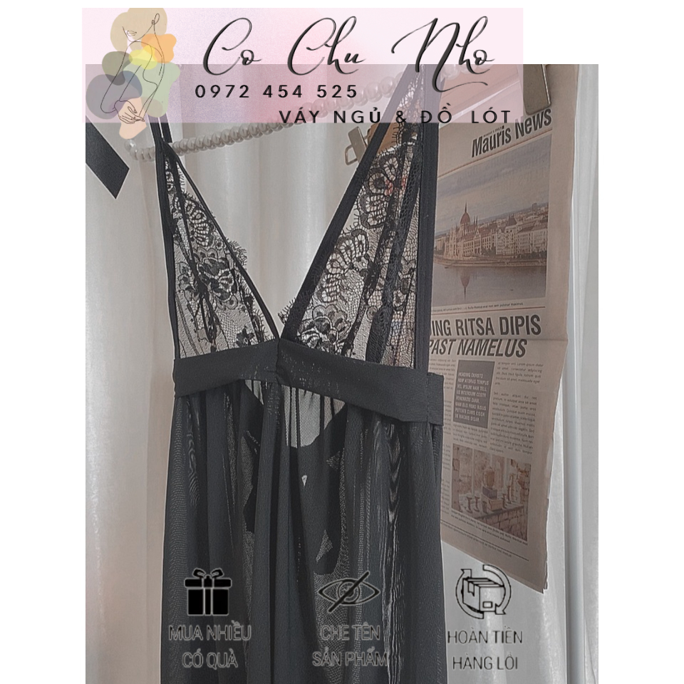 [LL018 ] váy ngủ sexy voan lưới sexy (kèm ảnh thật) -  đồ ngủ sexy quyến rũ - CÔ CHỦ NHỎ CHUYÊN SỈ
