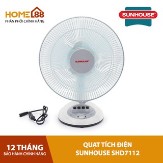 Quạt tích điện Sunhouse SHD7112 chính hãng giá tốt