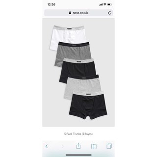 Set 5 quần boxer đùi next - combo cực rẻ