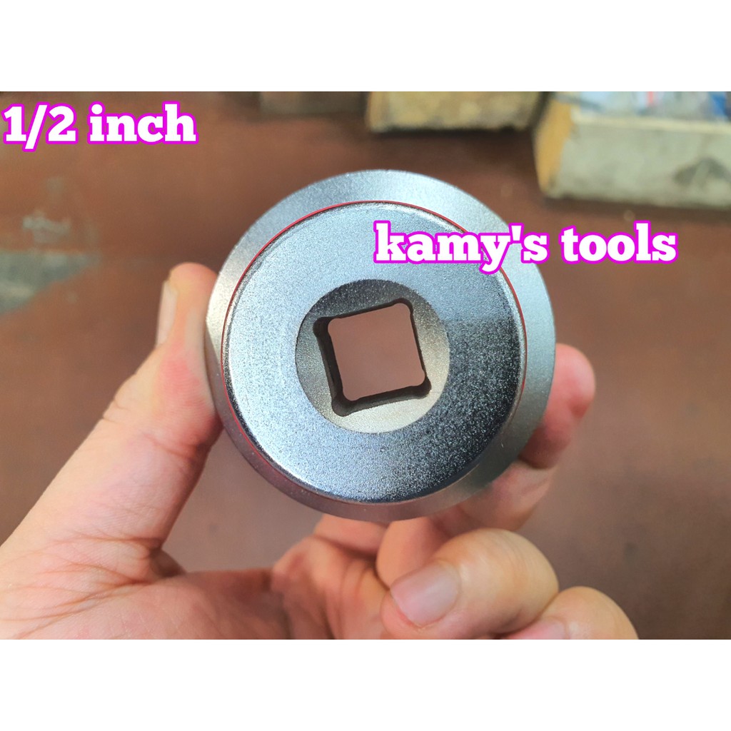 Đầu tuýp ngắn trắng Kingtony 36mm 41mm 46mm lỗ 1/2 model 433536M 433541M và 433546M