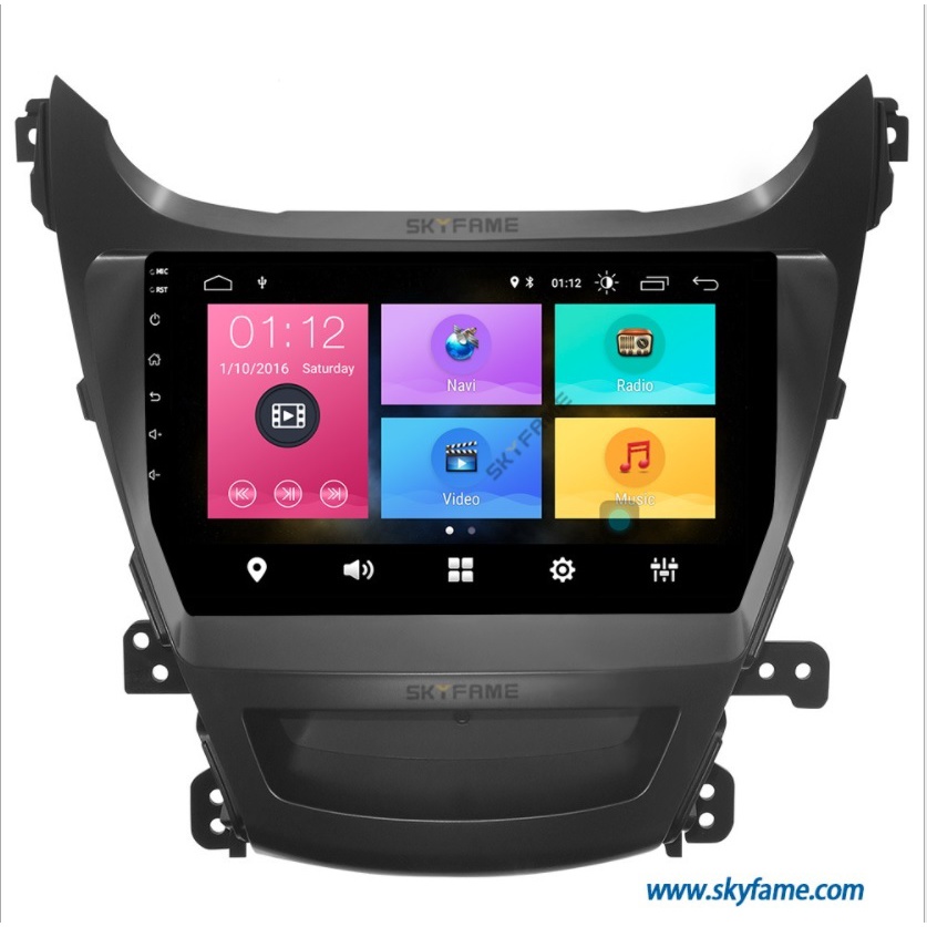 Màn Hình Android 9 inch Cho Xe ELANTRA 2013-2015 - Đầu DVD Android Kèm Mặt Dưỡng Giắc Zin HYUNDAI ELANTRA