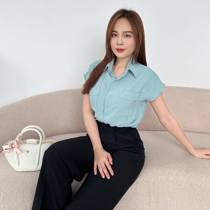 VERCHINI - Áo sơ mi thời trang QANN009