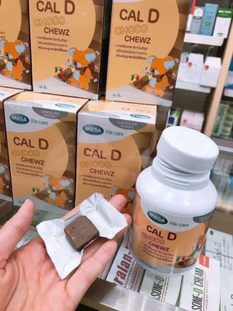 Kẹo bổ sung canxi và vitamin CAL-D Thái lan