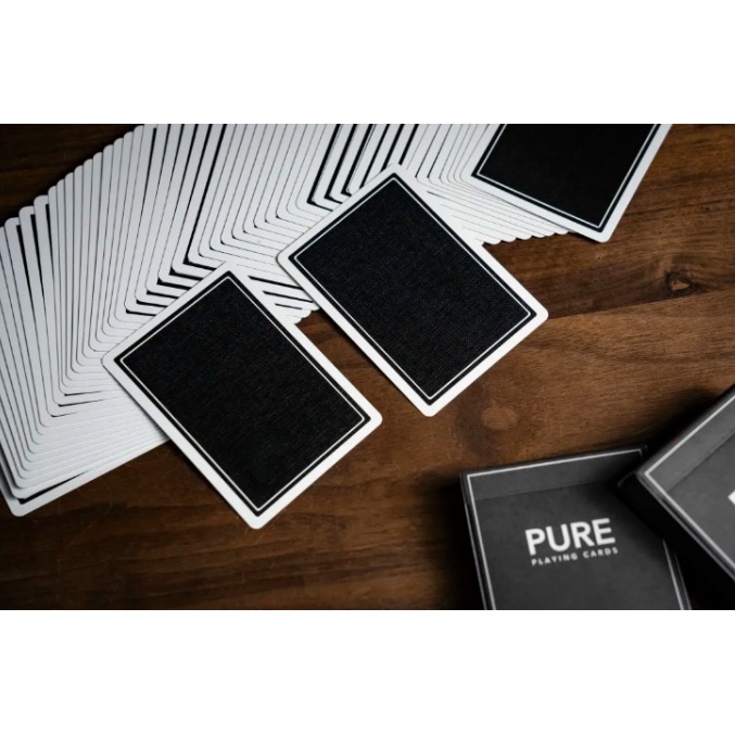 Bộ bài tây PURE Black Mark Playing Cards - có thể nhìn xuyên