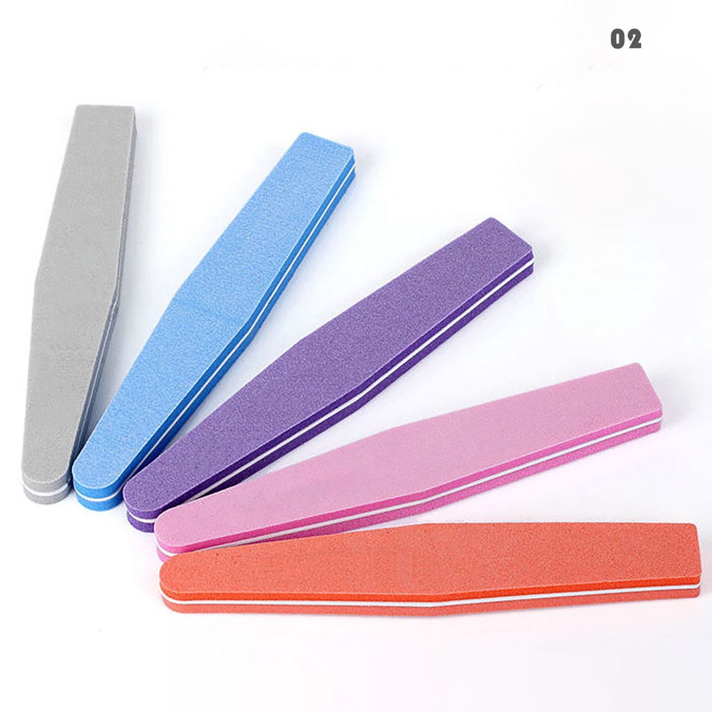 1 Set 10 Bông Xốp Đánh Bóng Móng Tay Tiện Dụng