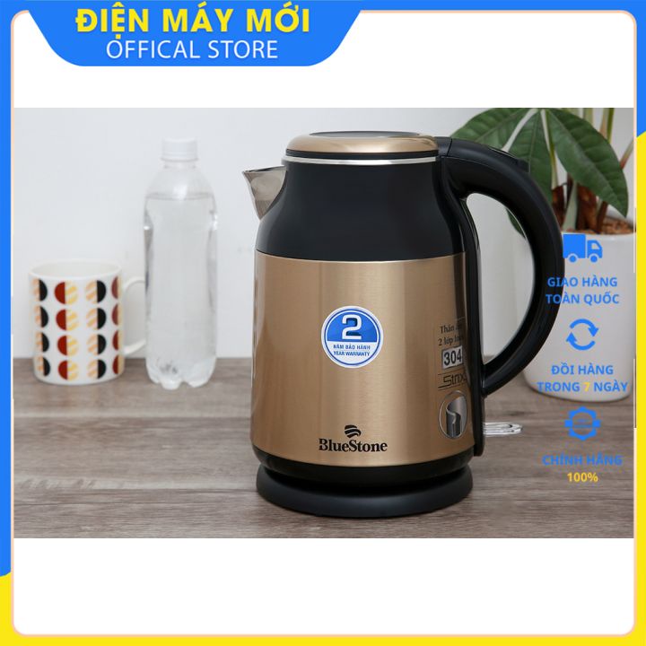 Ấm siêu tốc Bluestone 1.8 lít KTB-3369 ruột bình 2 lớp INOX- Hàng chính hãng ( Bảo hành 24 tháng)