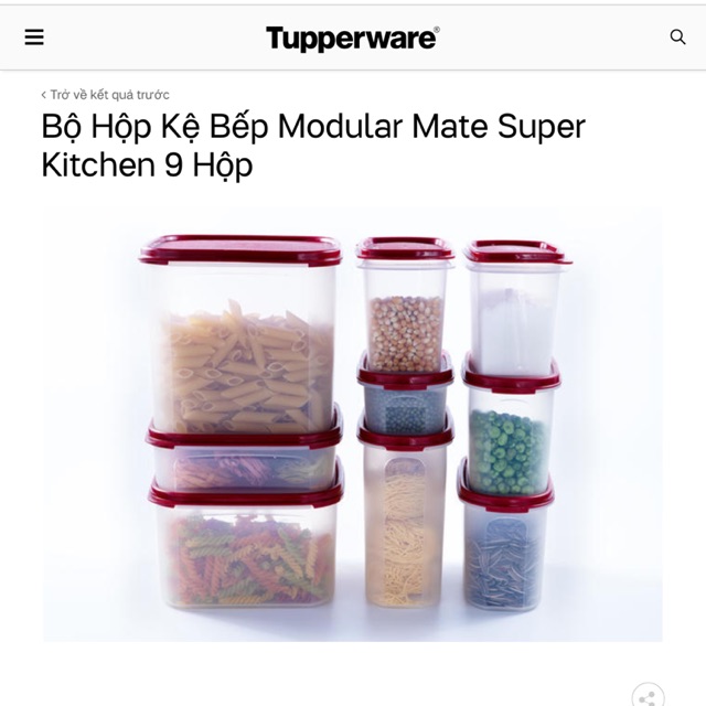 Bộ Hộp Kệ Bếp Modular Mate Super Kitchen 9