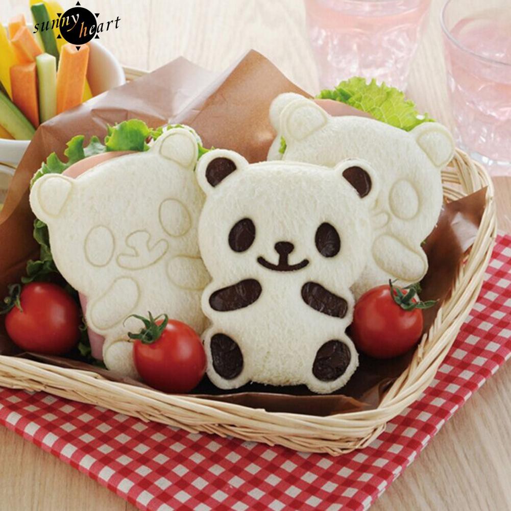 Khuôn Làm Cơm Nắm Hình Gấu Trúc Đáng Yêu