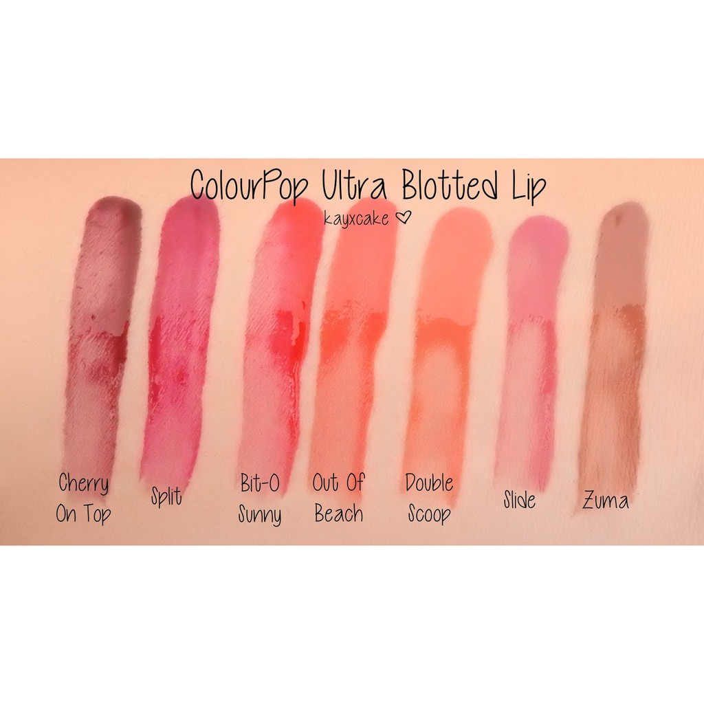 Son kem lì Colourpop Ultra Blotted Lips