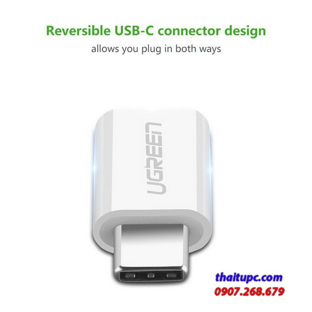 Đầu chuyển USB Type C sang Micro USB Ugreen 30154