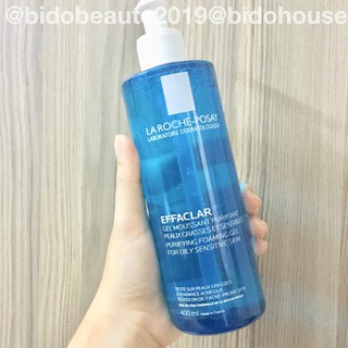 [CÓ BILL-MUA 1 TẶNG 1 QUÀ] Sữa rửa mặt La roche posay Efaclar 400ml dành cho da dầu mụn - có bill mua hàng tại Pháp
