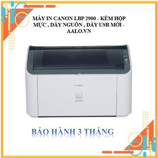 MÁY IN CANON LBP 2900 - KÈM HỘP MỰC , DÂY NGUỒN , DÂY USB MỚI - AALO.VN