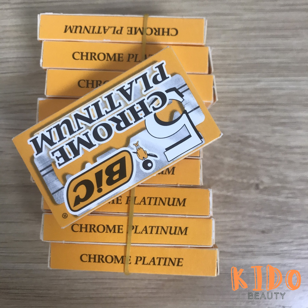 Dao Lam CROMA  / Lưỡi Dao Cạo Gillette Super Thin  / Hộp Lưỡi lam BIC Chrome Platinum 5 lưỡi