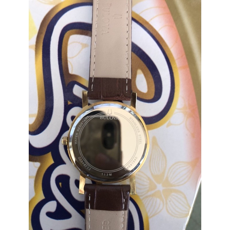 Đồng hồ Nam Bulova, dây da