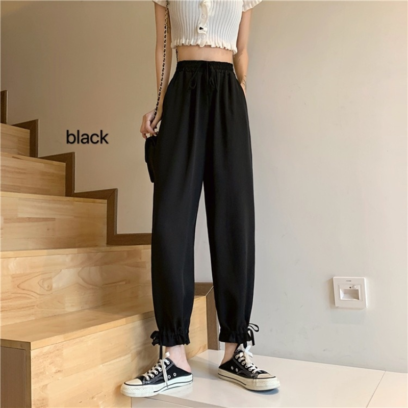 Quần Thể Thao Nữ Dài Lưng Cao Thời Trang Hàn | BigBuy360 - bigbuy360.vn