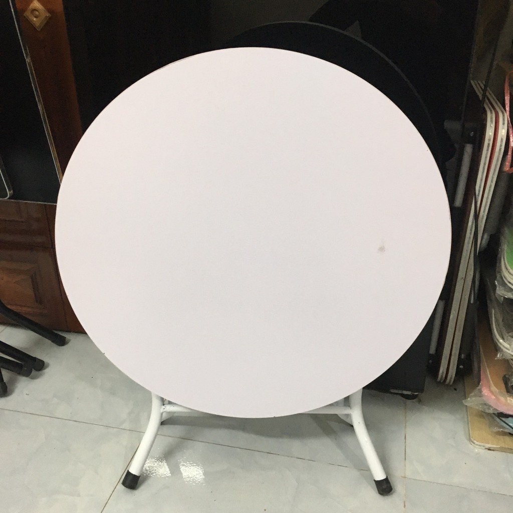 Bàn cà phê 💖𝐅𝐑𝐄𝐄 𝐒𝐇𝐈𝐏💖 bàn gấp gọn tiện dụng tròn 60 cao 50cm