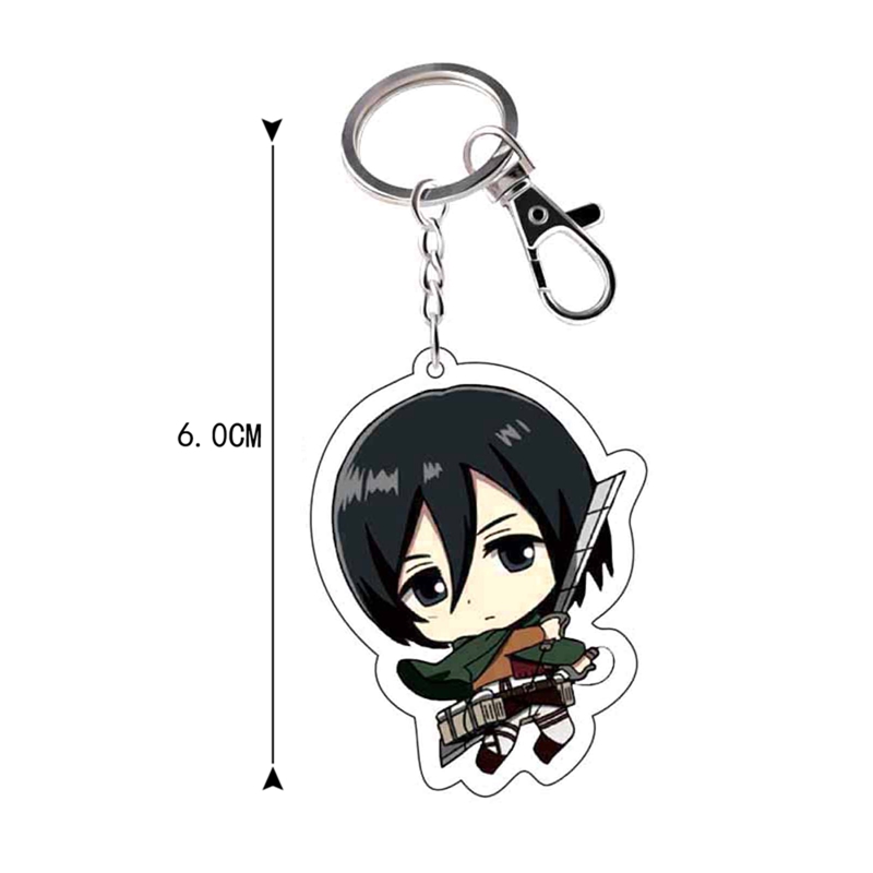 Móc Khóa Hình Anime Attack On Titan 1 Cái 6cm